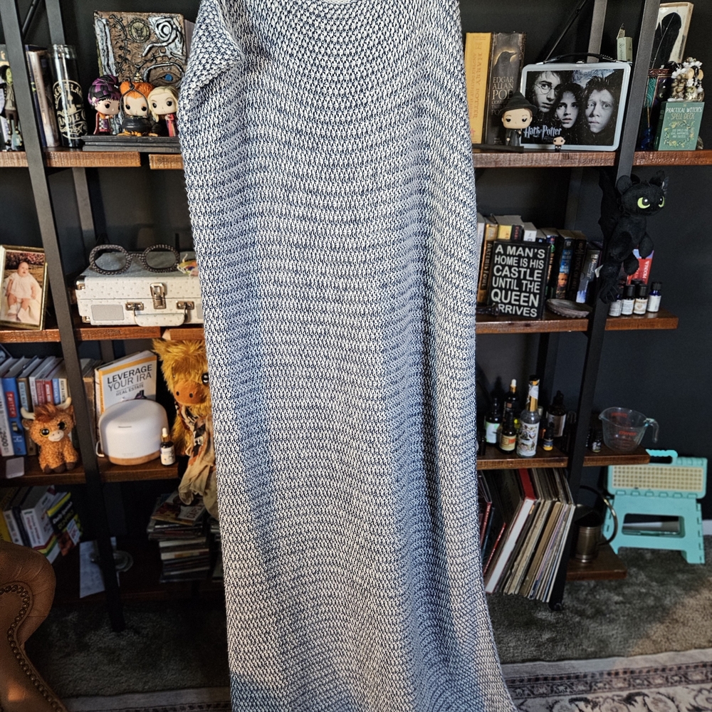 Threshold Black and White Knit Fabric